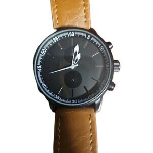 Accutime Watch Corp Men's Large Face Watch Japanese Movement MAC 5072KL 0818